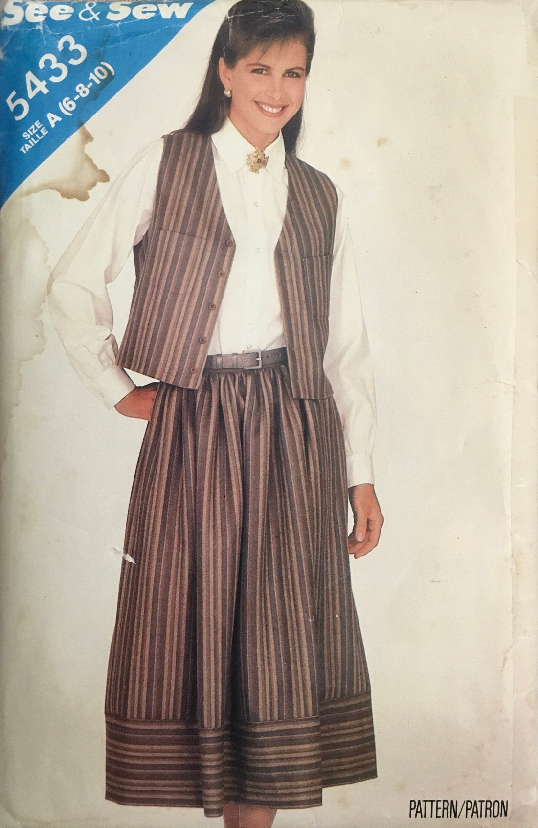 See &amp; Sew 5433 Sewing Pattern (Vintage) CUT