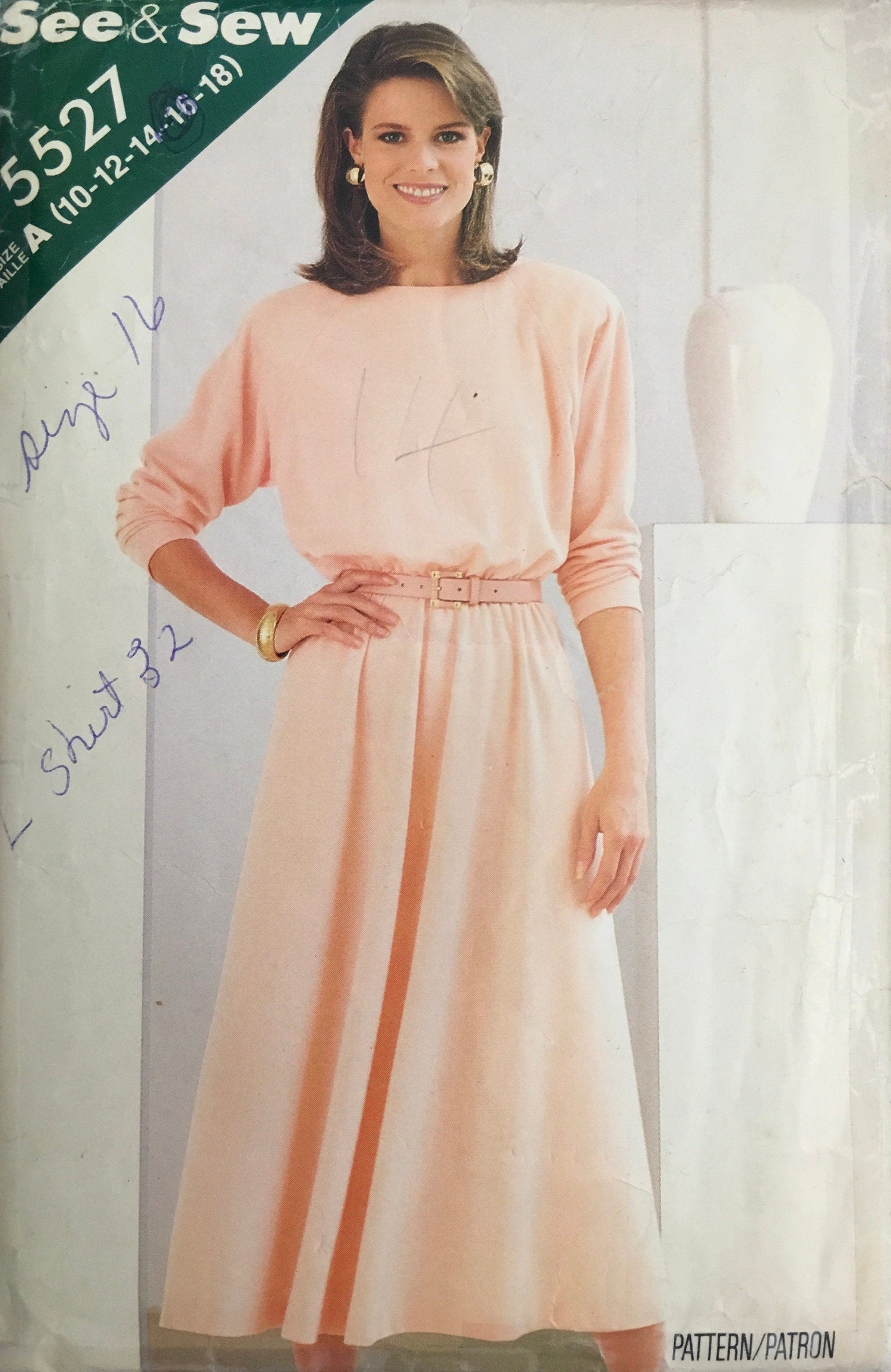 See &amp; Sew 5527 Sewing Pattern (Vintage) CUT