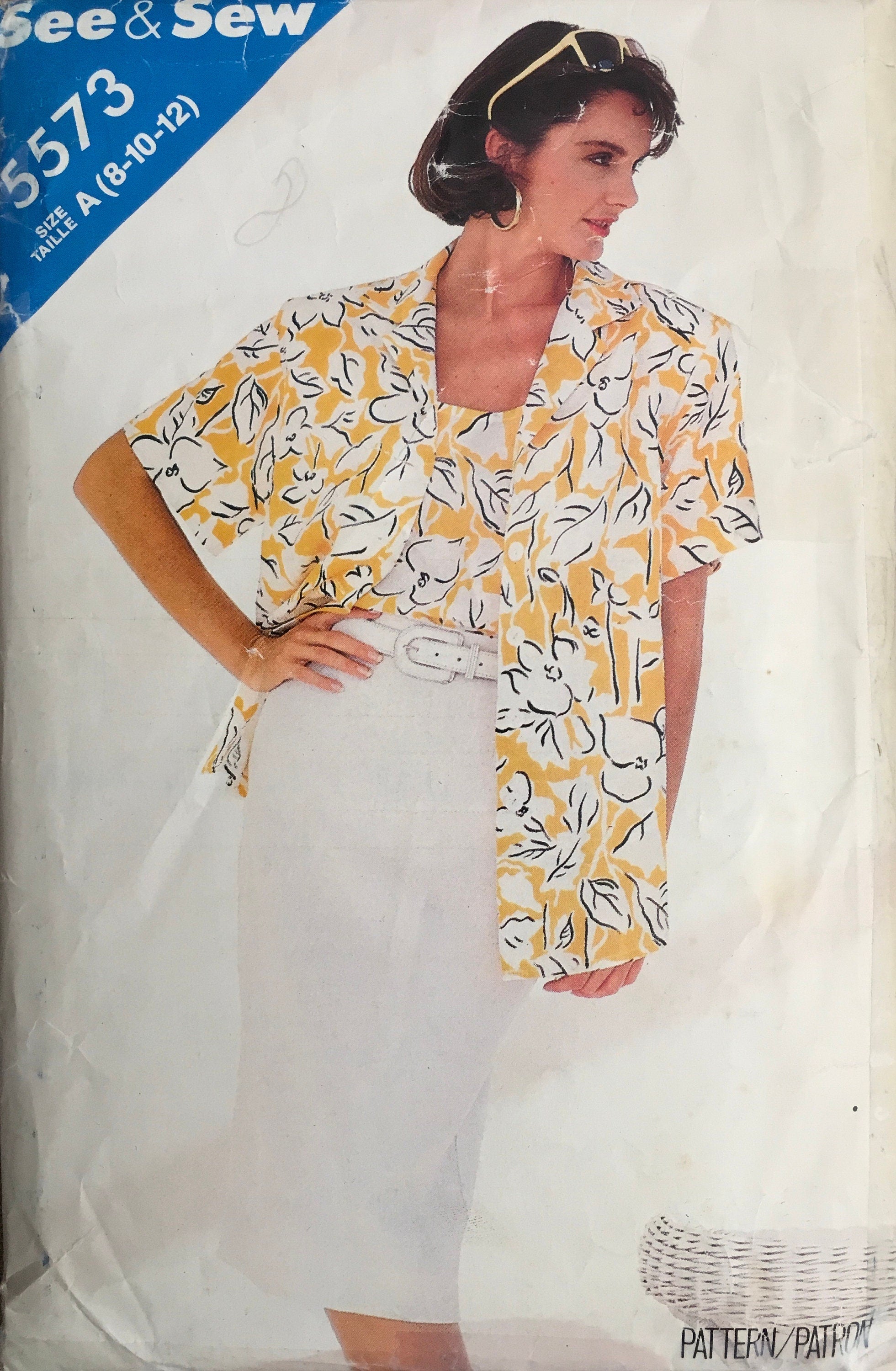 See &amp; Sew 5573 Sewing Pattern (Vintage) CUT