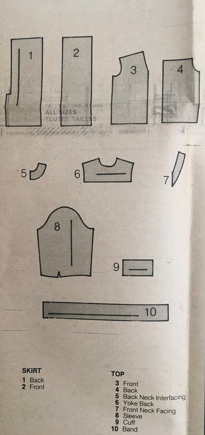 See &amp; Sew 5698 Sewing Pattern (Vintage) CUT