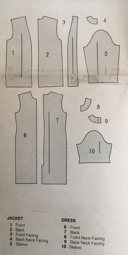 See &amp; Sew 5763 Sewing Pattern (Vintage) UNCUT/CUT