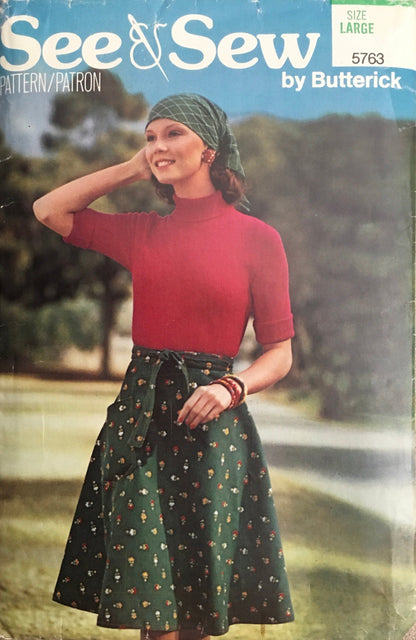 See &amp; Sew 5763 Sewing Pattern (Vintage) CUT