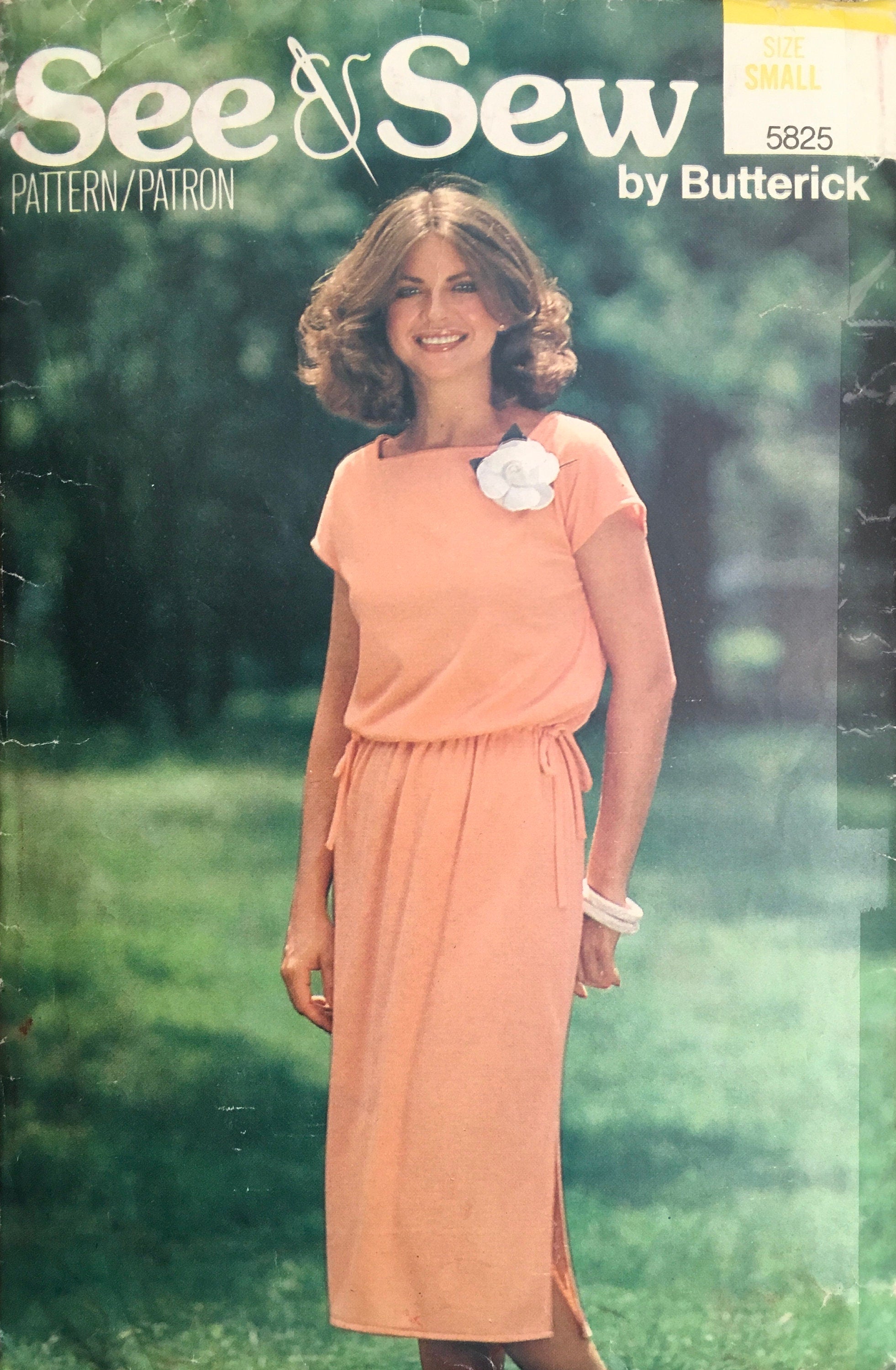 See &amp; Sew 5825 Sewing Pattern (Vintage) CUT