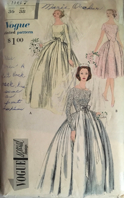 Vogue 4967 Sewing Pattern (Vintage) CUT