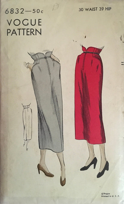Vogue 6832 Sewing Pattern (Vintage) UNCUT