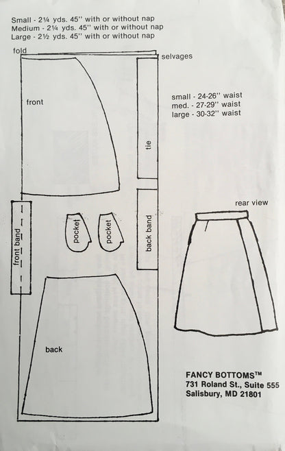 Fancy Bottoms Sewing and 2 Appliqué Patterns (Vintage) CUT
