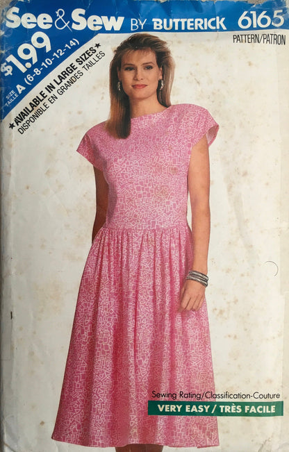 See &amp; Sew 6165 Sewing Pattern (Vintage) UNCUT/CUT