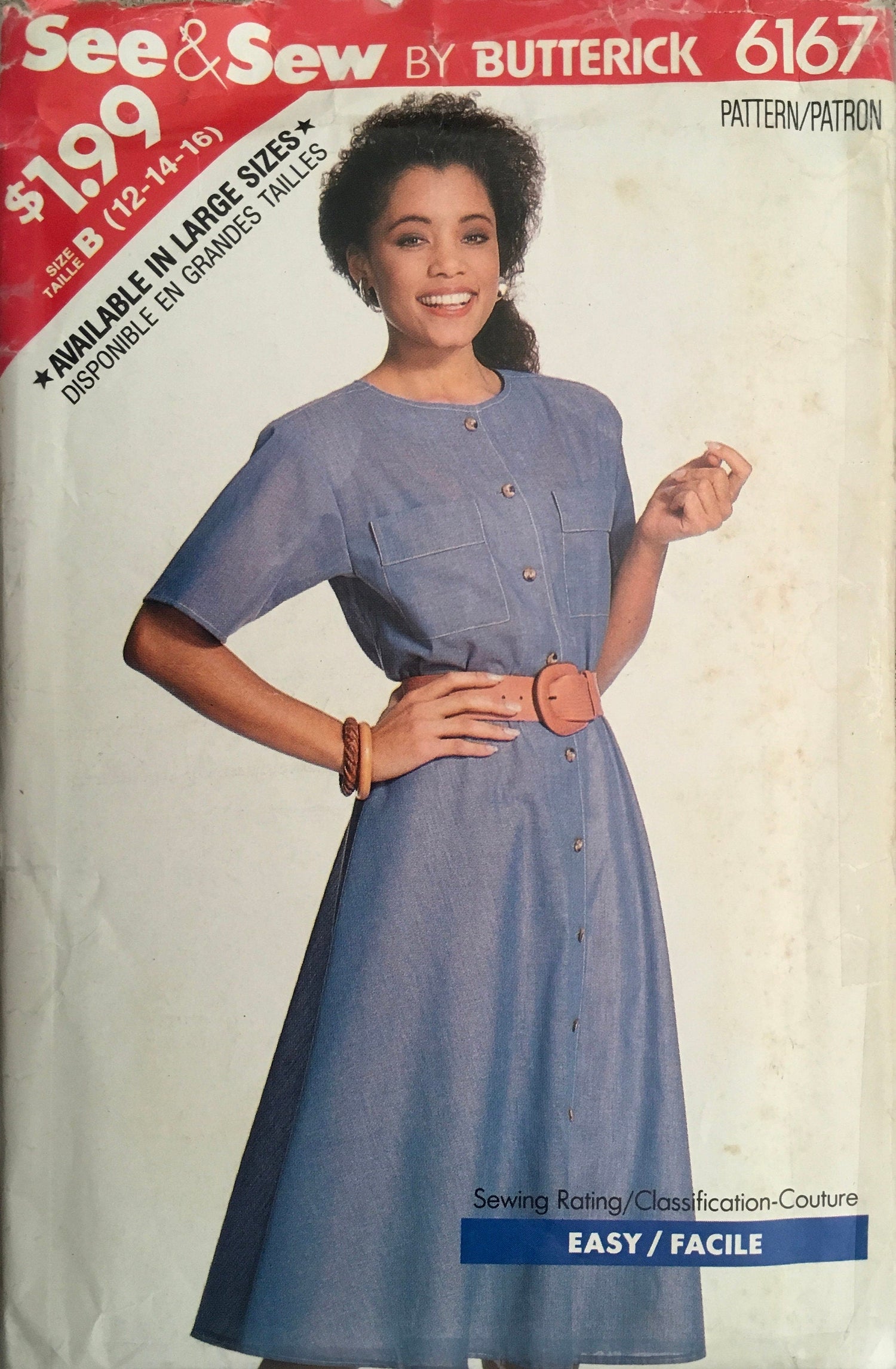 See &amp; Sew 6167 Sewing Pattern (Vintage) UNCUT