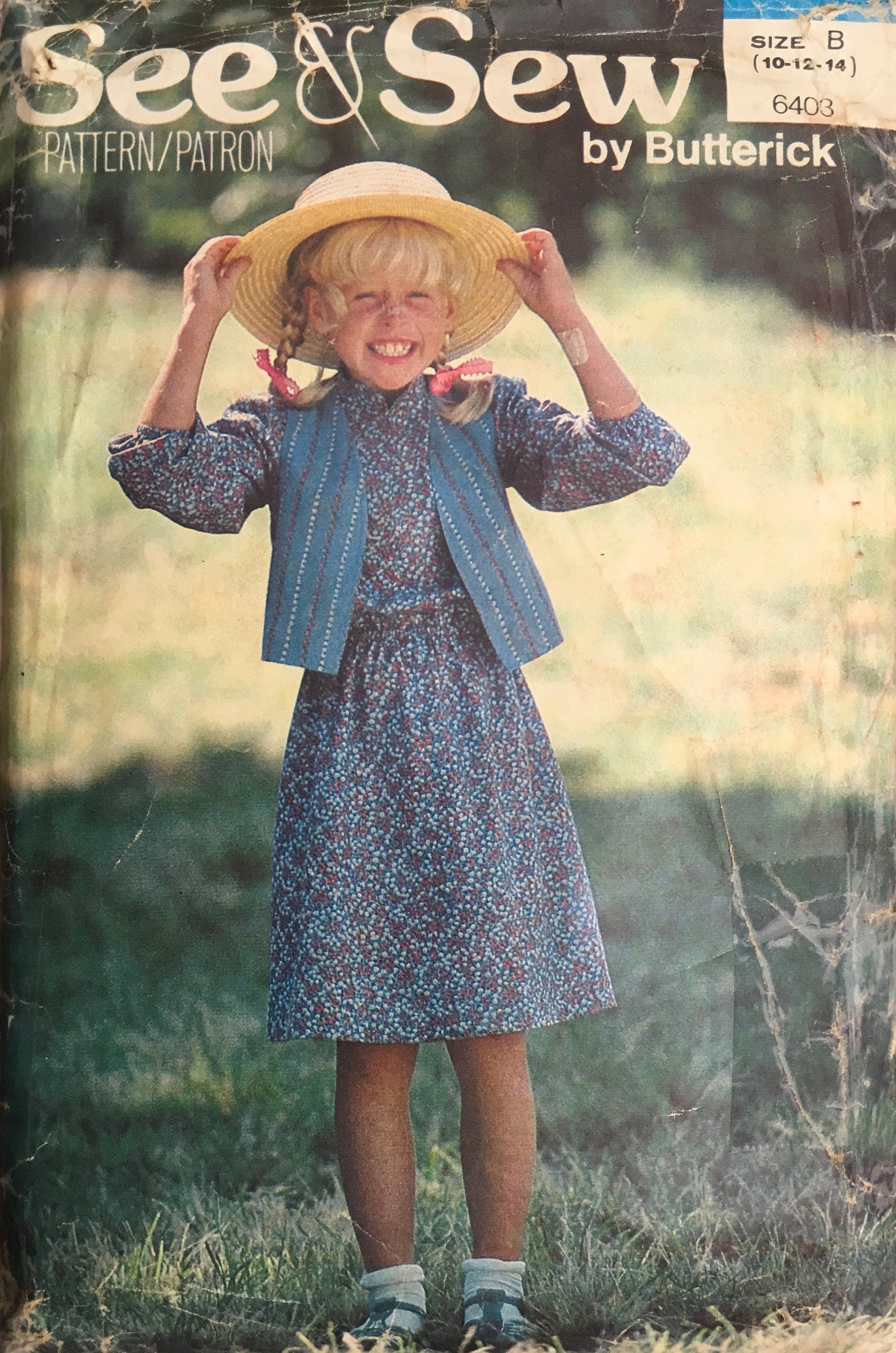 See &amp; Sew 6403 Sewing Pattern (Vintage) CUT