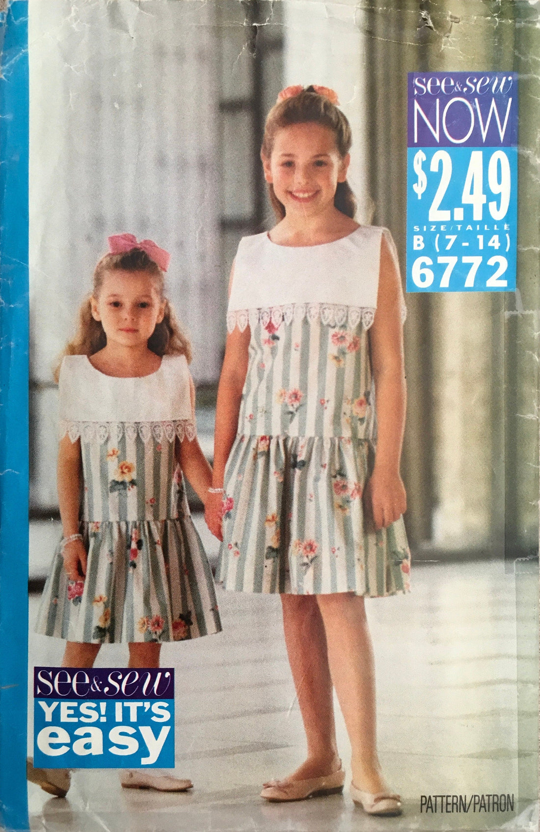 See &amp; Sew 6772 Sewing Pattern (Vintage) CUT