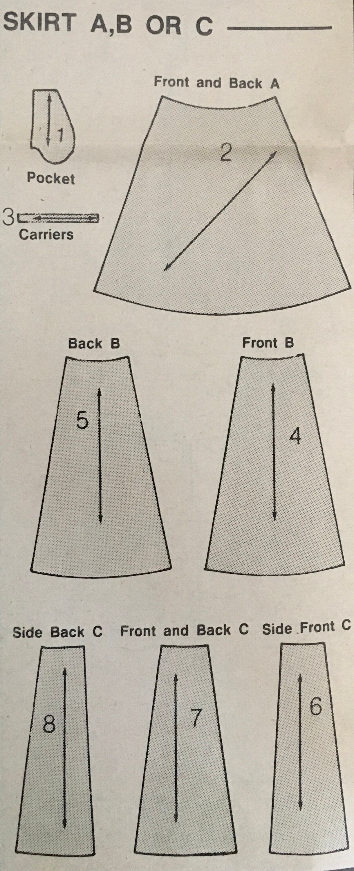 Butterick 3132 Sewing Pattern (Vintage) CUT