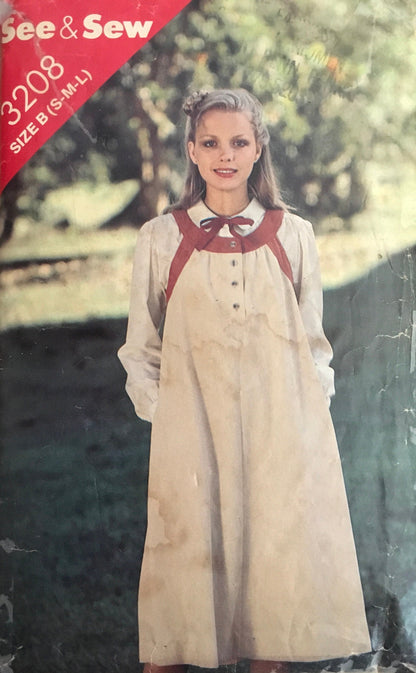 See &amp; Sew 3208 Sewing Pattern (Vintage) CUT
