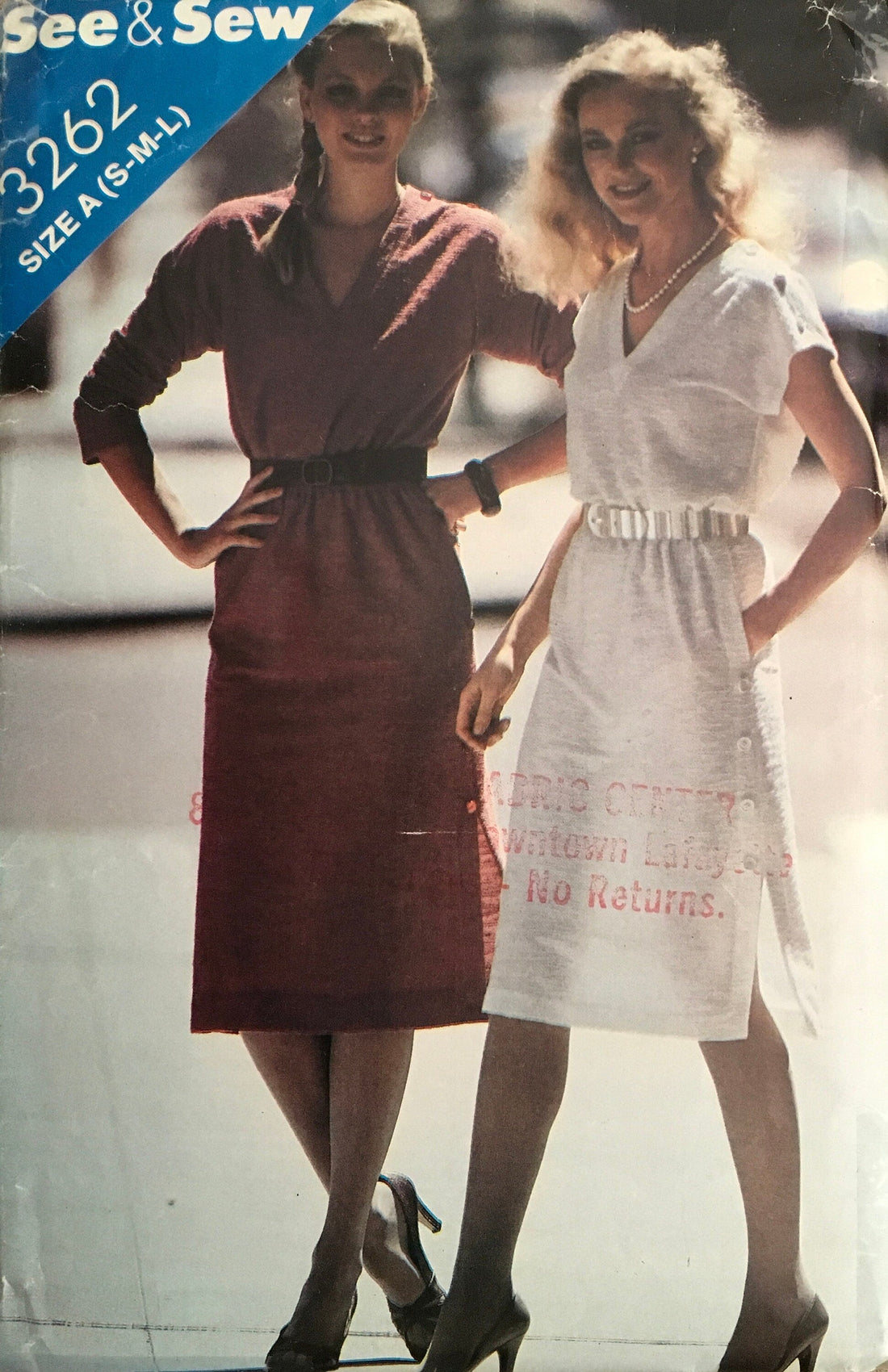 See &amp; Sew 3262 Sewing Pattern (Vintage) CUT