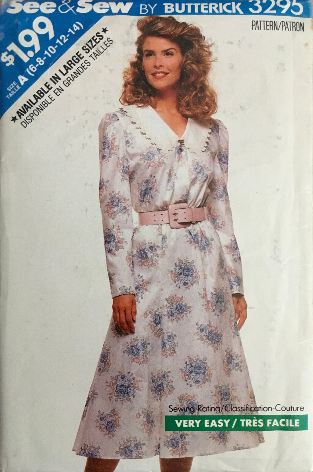 See &amp; Sew 3295 Sewing Pattern (Vintage) CUT