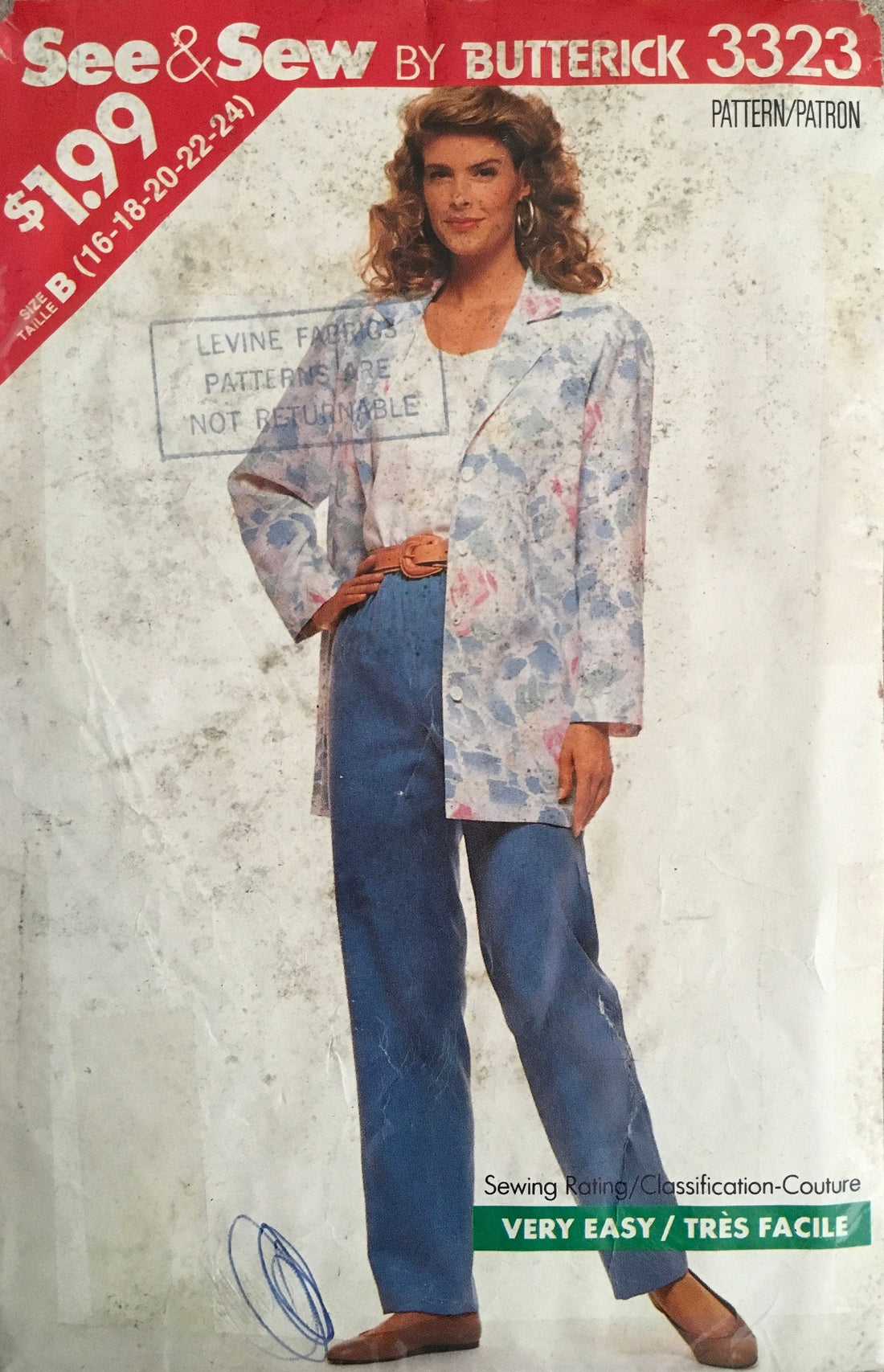 See &amp; Sew 3323 Sewing Pattern (Vintage) CUT
