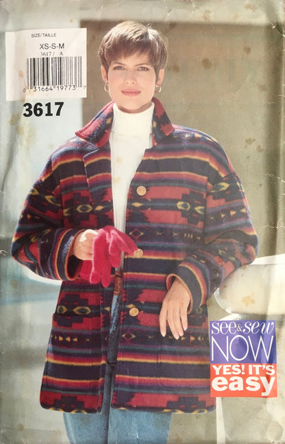 See &amp; Sew 3617 Sewing Pattern (Vintage) UNCUT/CUT
