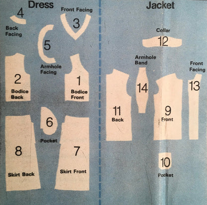 See &amp; Sew 3806 Sewing Pattern (Vintage) CUT