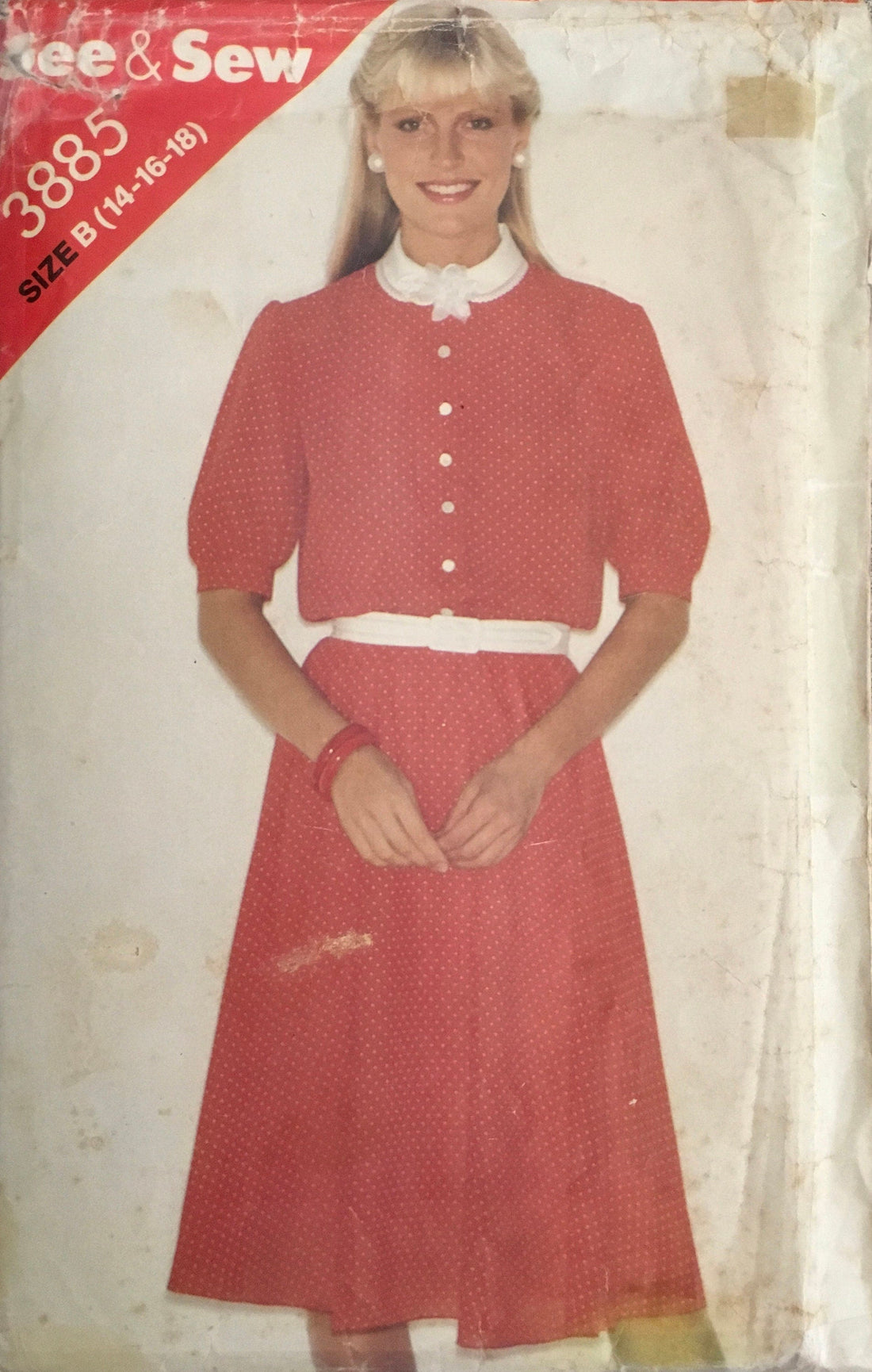 See &amp; Sew 3885 Sewing Pattern (Vintage) CUT