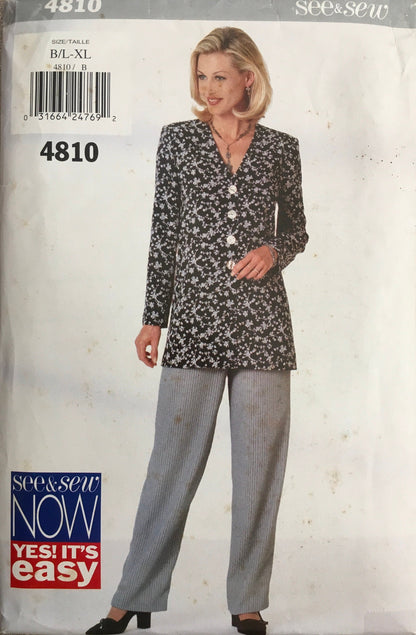 See &amp; Sew 4810 Sewing Pattern (Vintage) CUT