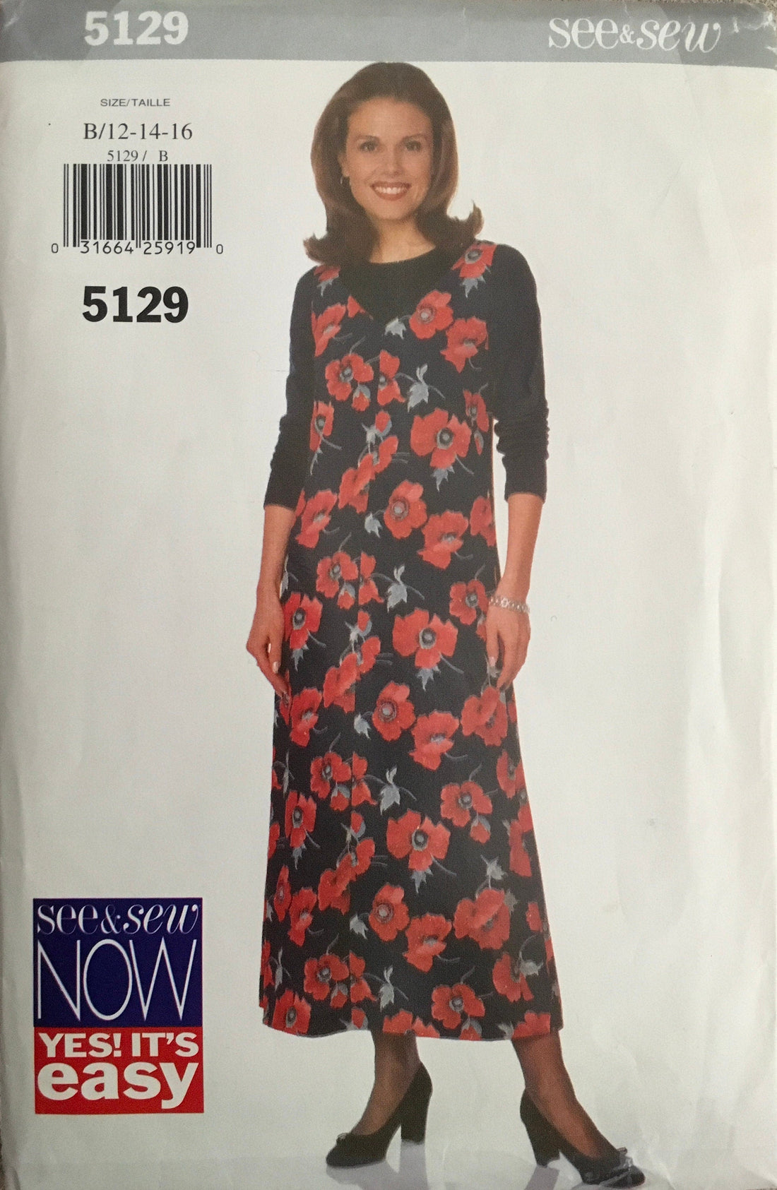 See &amp; Sew 5129 Sewing Pattern (Vintage) CUT