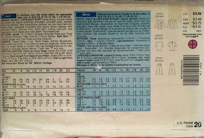 See &amp; Sew 5157 Sewing Pattern (Vintage) CUT