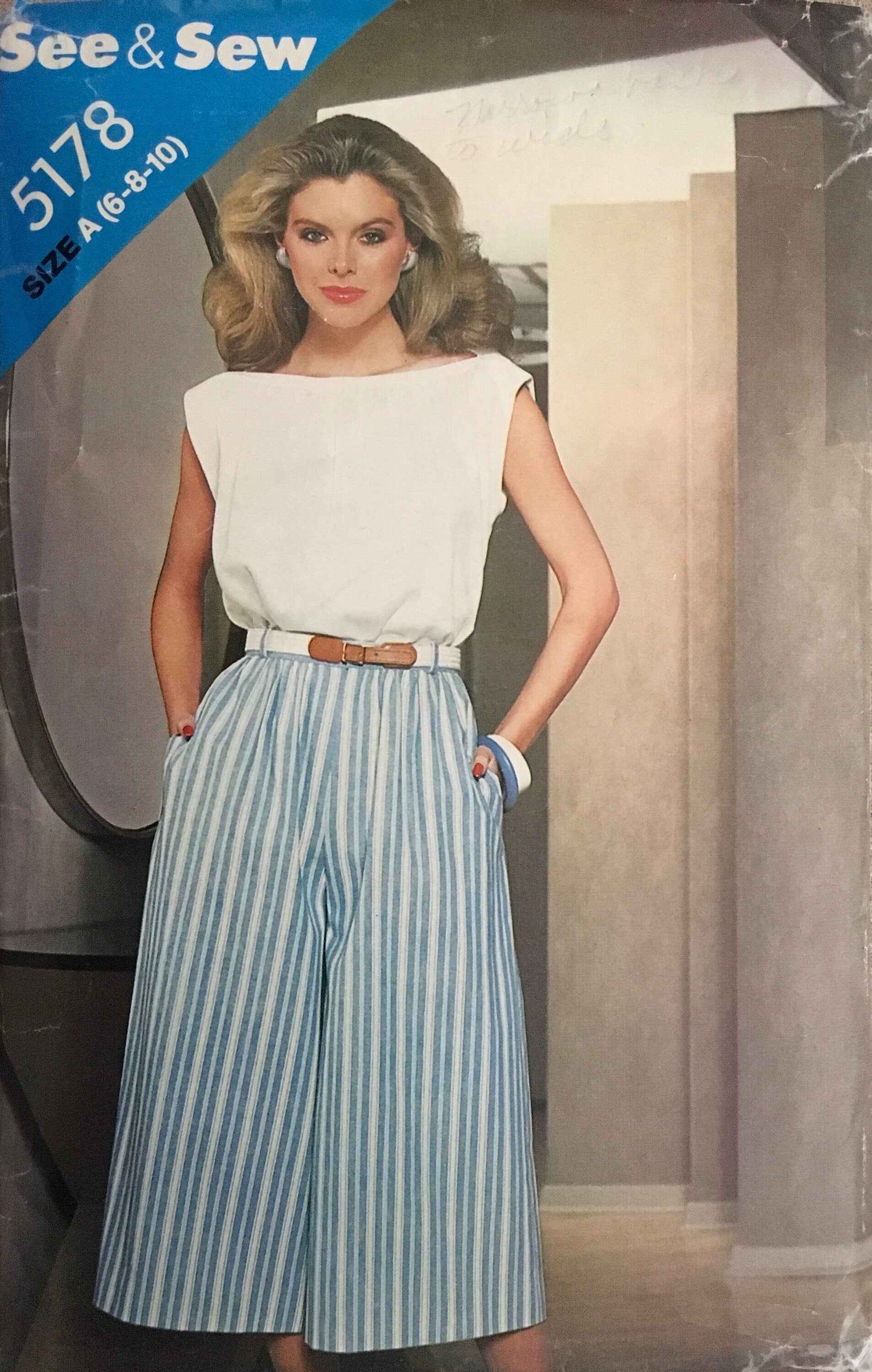 See &amp; Sew 5178 Sewing Pattern (Vintage) CUT