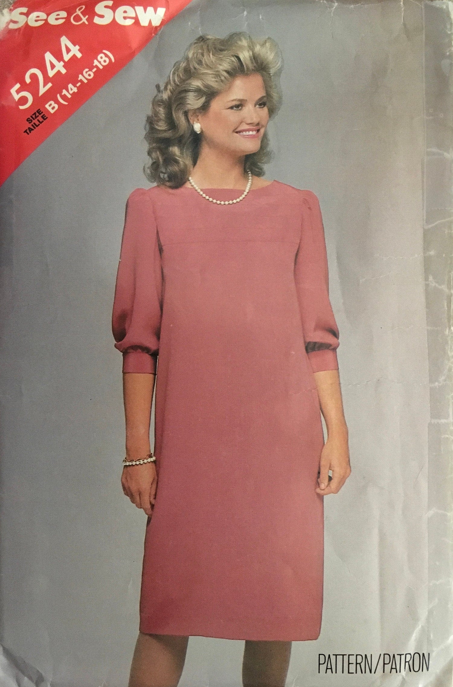 See &amp; Sew 5244 Sewing Pattern (Vintage) CUT