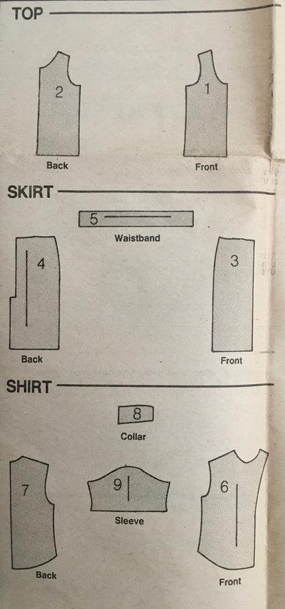 See &amp; Sew 5573 Sewing Pattern (Vintage) CUT