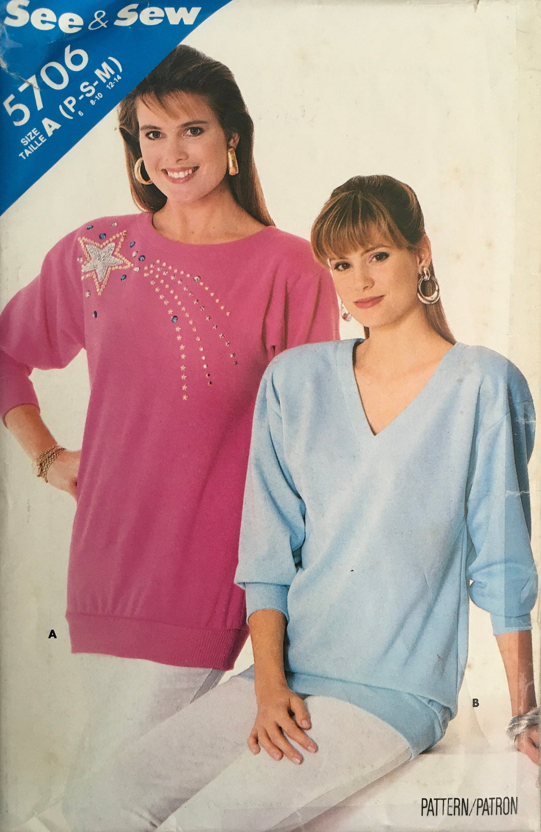 See &amp; Sew 5706 Sewing Pattern (Vintage) CUT