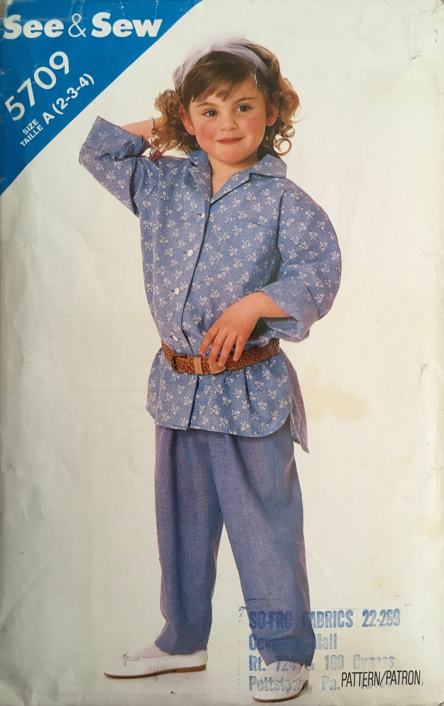 See &amp; Sew 5709 Sewing Pattern (Vintage) CUT