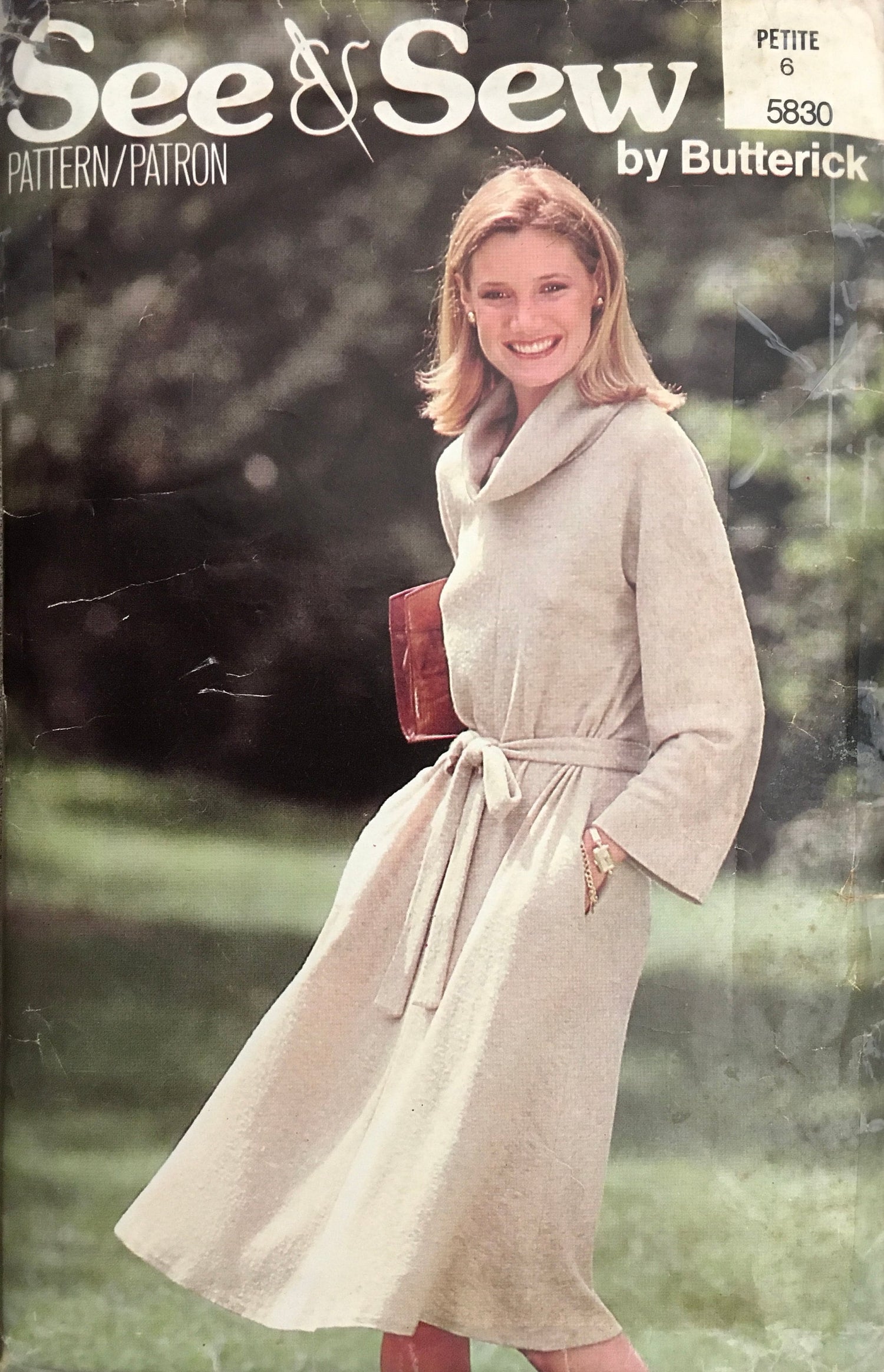 See &amp; Sew 5830 Sewing Pattern (Vintage) CUT