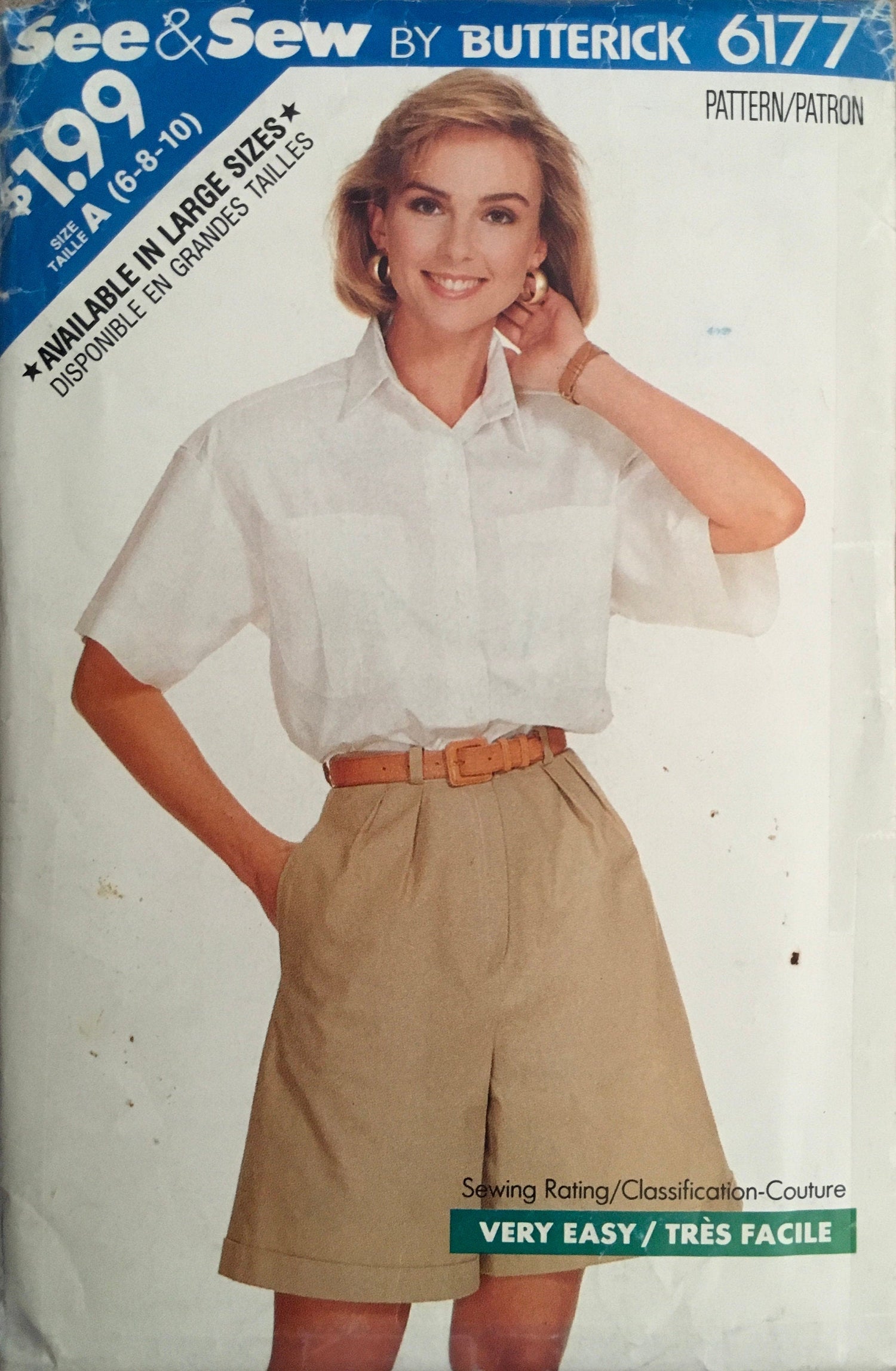 See &amp; Sew 6177 Sewing Pattern (Vintage) UNCUT