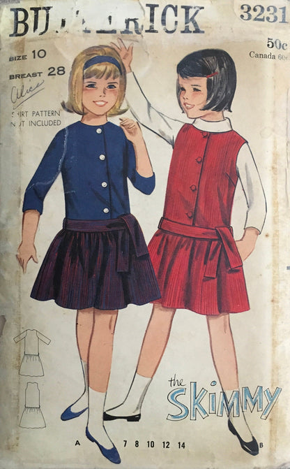 Butterick 3231 ewing Pattern (Vintage) CUT