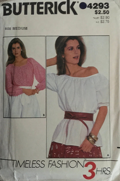 Butterick 4293 Sewing Pattern (Vintage) UNCUT