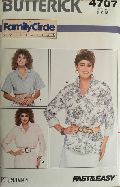 Butterick 4707 Sewing Pattern (Vintage) CUT