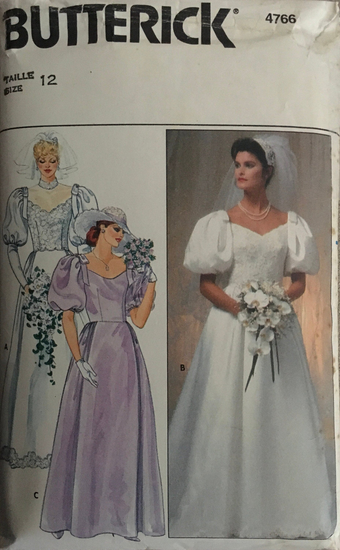 Butterick 4766 Sewing Pattern (Vintage) CUT
