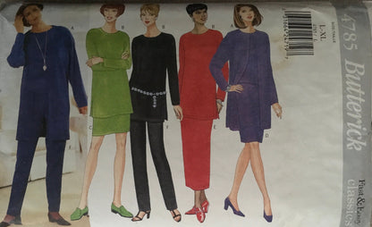 Butterick 4785 Sewing Pattern (Vintage) CUT