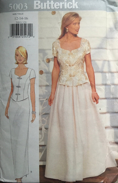 Butterick 5003 Sewing Pattern (Vintage) UNCUT