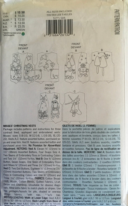 Butterick 5177 Sewing Pattern (Vintage) UNCUT
