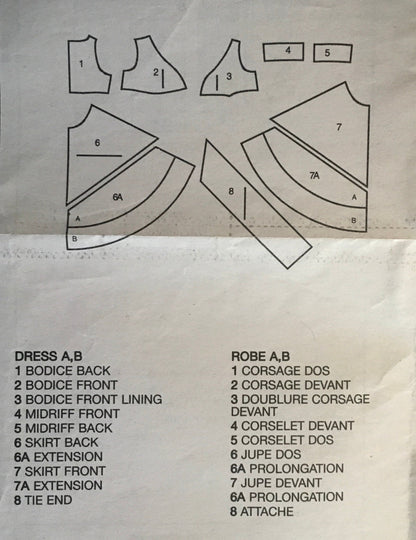 Butterick 5176 Sewing Pattern (Vintage) CUT