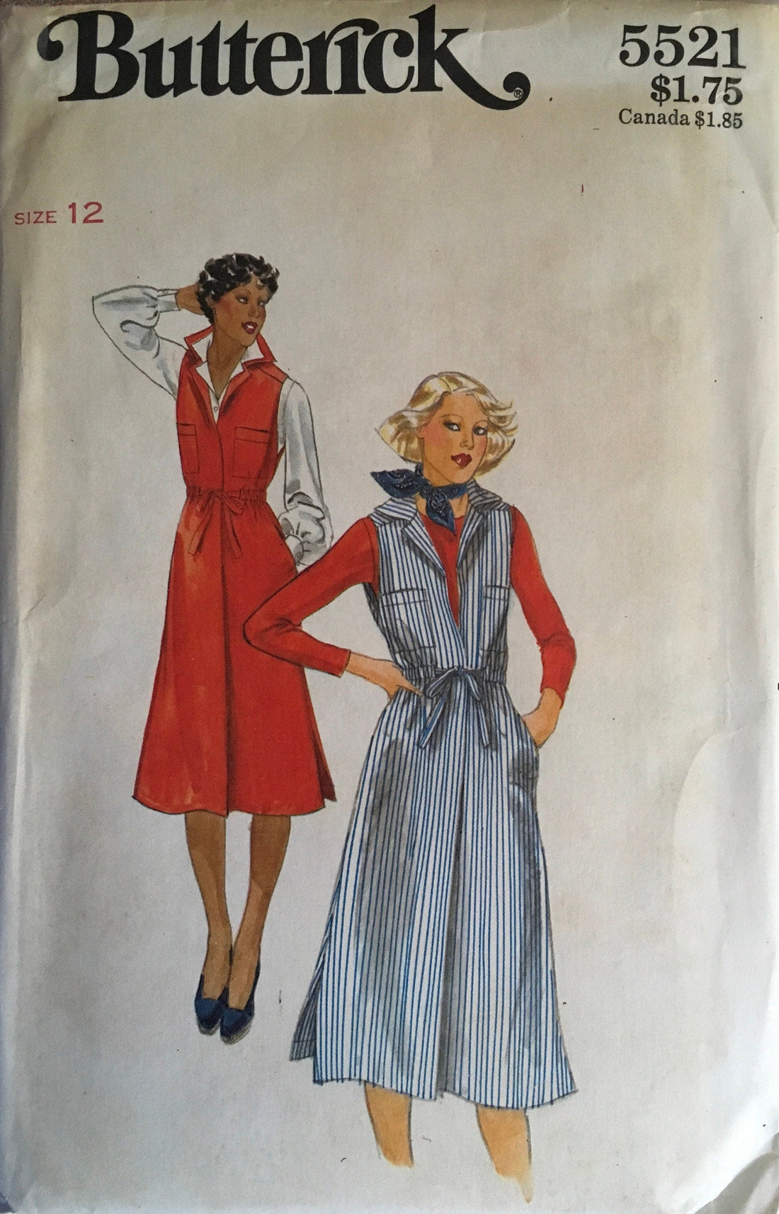 Butterick 5521 Sewing Pattern (Vintage) UNCUT