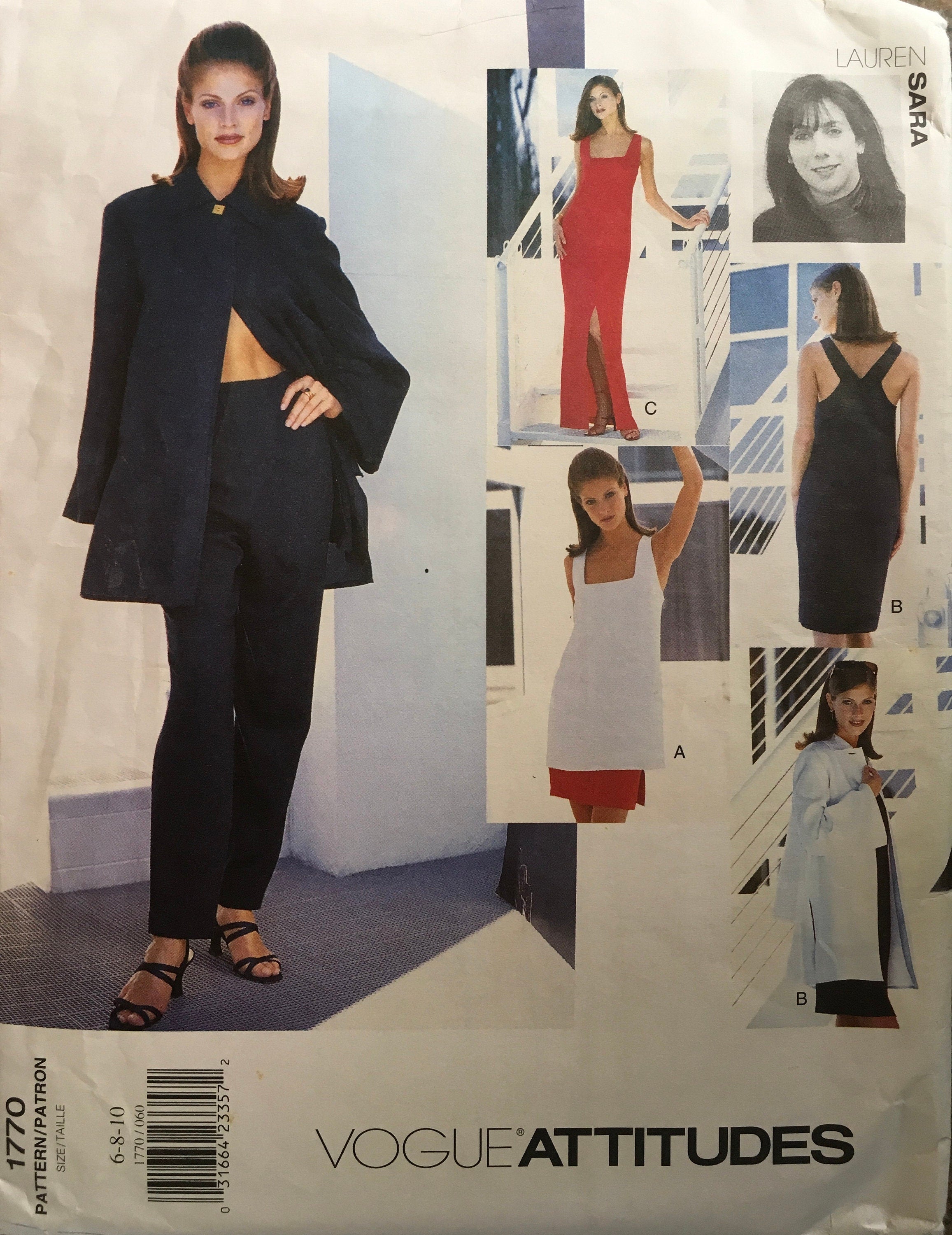 Vogue 1770 Sewing Pattern (Vintage) UNCUT