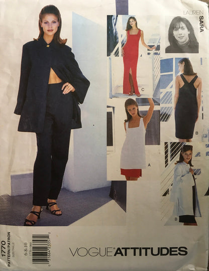 Vogue 1770 Sewing Pattern (Vintage) UNCUT
