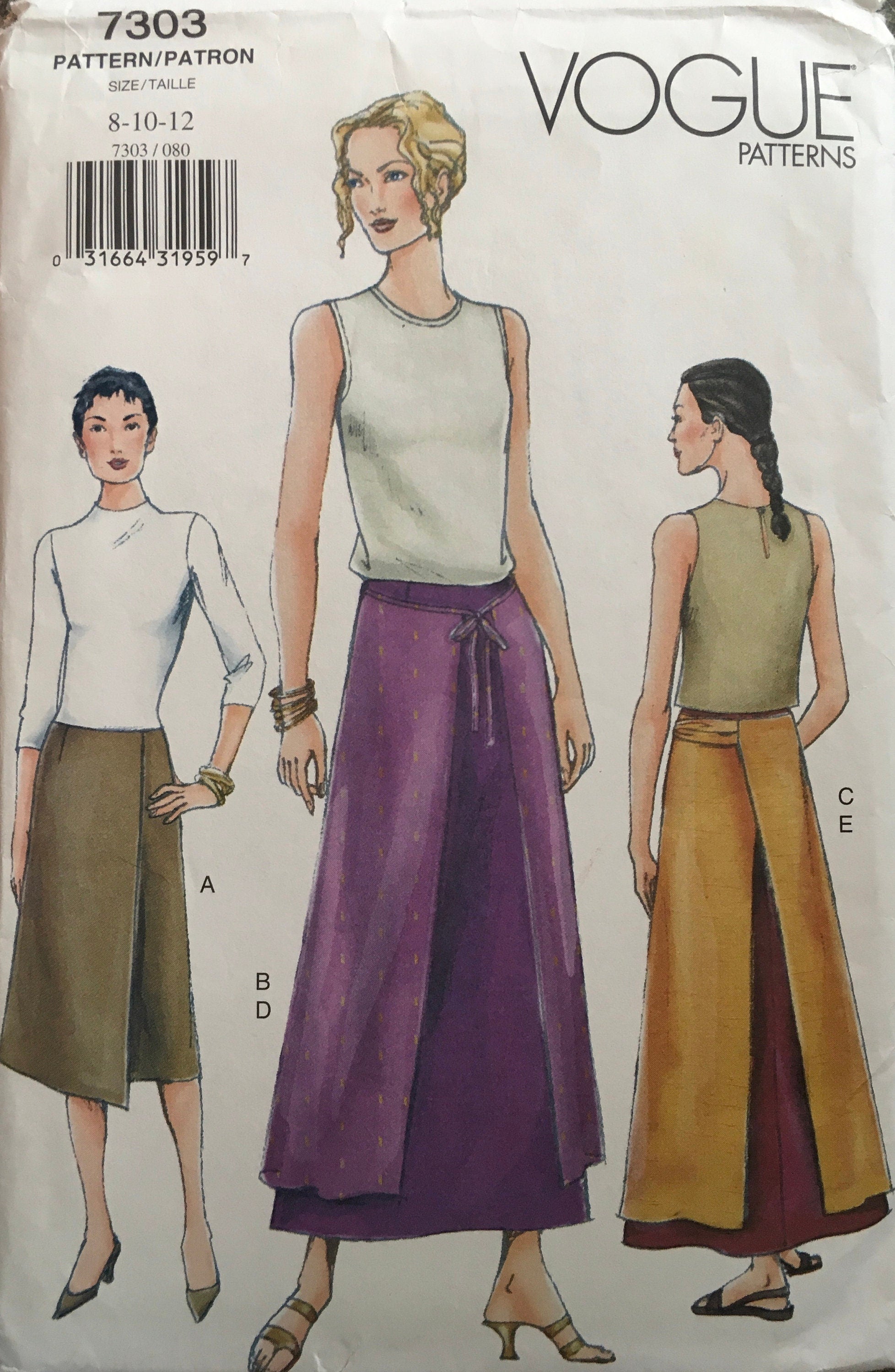 Vogue 7303 Sewing Pattern (Vintage) UNCUT