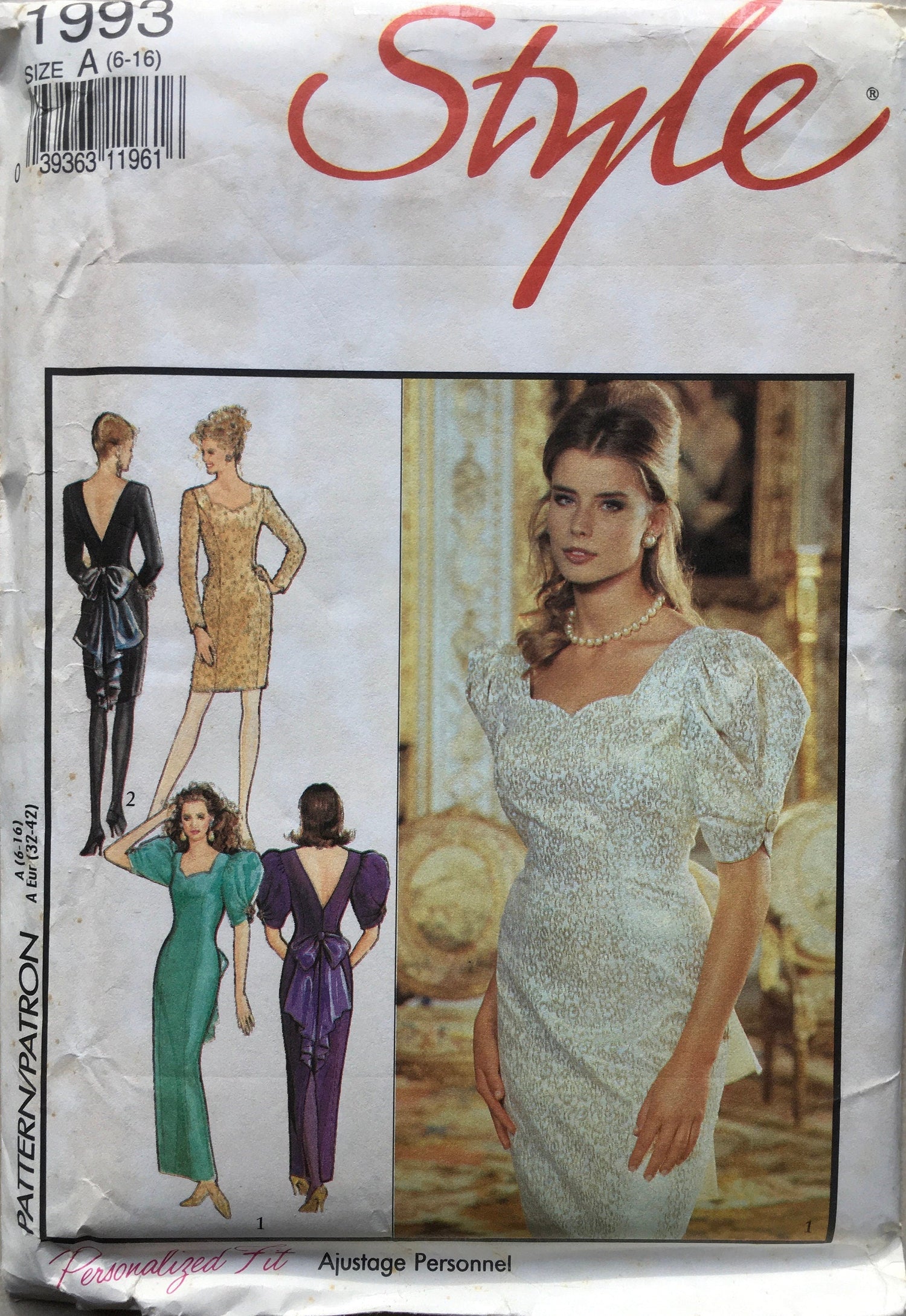 Style 1993 Sewing Pattern (Vintage) UNCUT