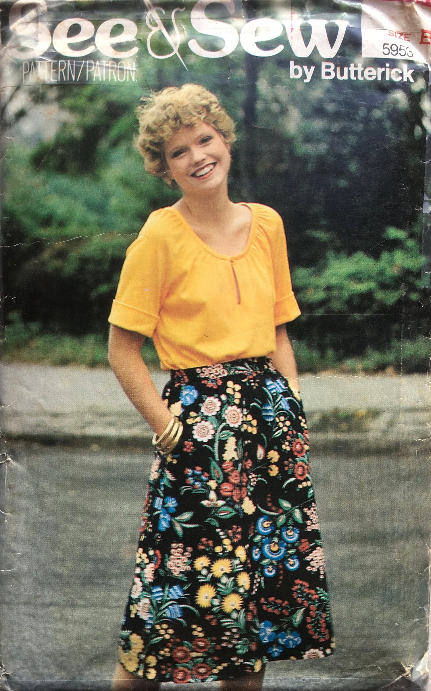 See &amp; Sew 5953 Sewing Pattern (Vintage) CUT