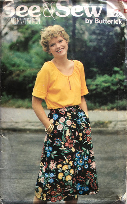 See &amp; Sew 5953 Sewing Pattern (Vintage) CUT