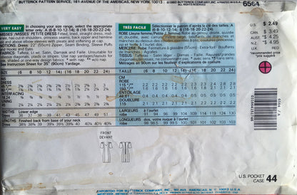 See &amp; Sew 6564 Sewing Pattern (Vintage) CUT