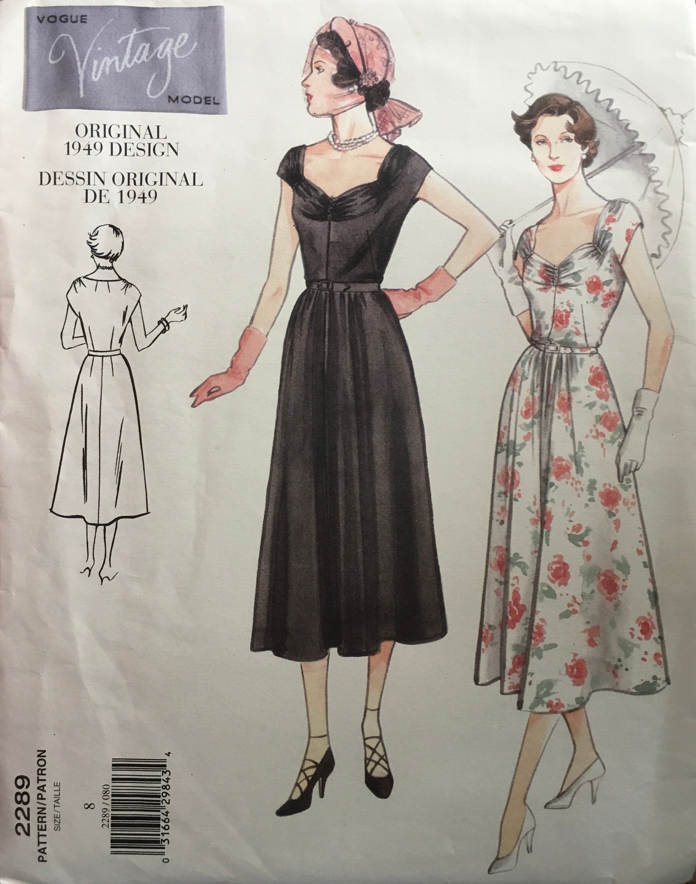 Vogue 2289 Sewing Pattern (Vintage) UNCUT