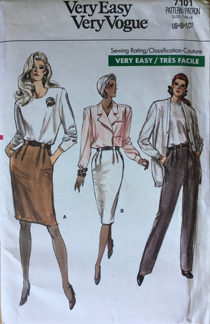 Vogue 7101 Sewing Pattern (Vintage) UNCUT